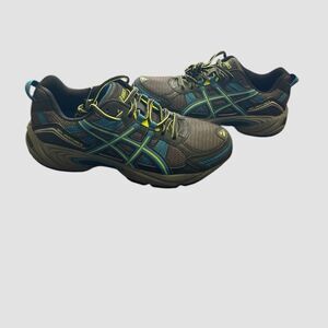 ASICS GEL Venture 4 Shoes Womens Size 8 Gray Blue Trail Running Sneakers New